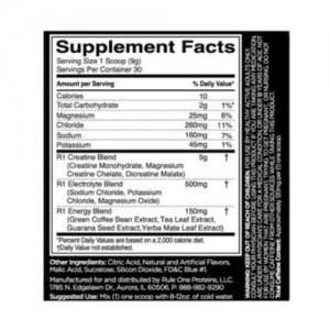 rule 1 creatine thành phần