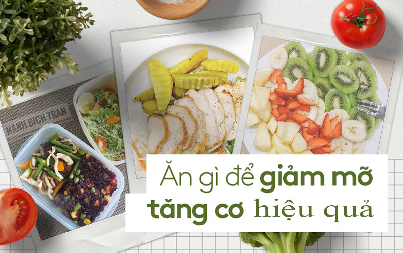 tăng cơ giảm mỡ eat clean