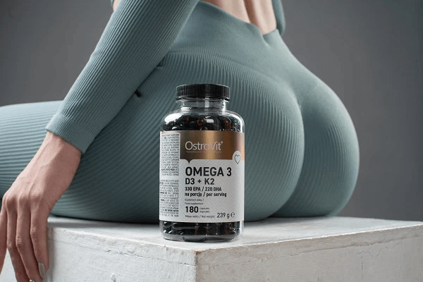 Omega 3 + D3K2 OstroVit 180v - Ảnh 2
