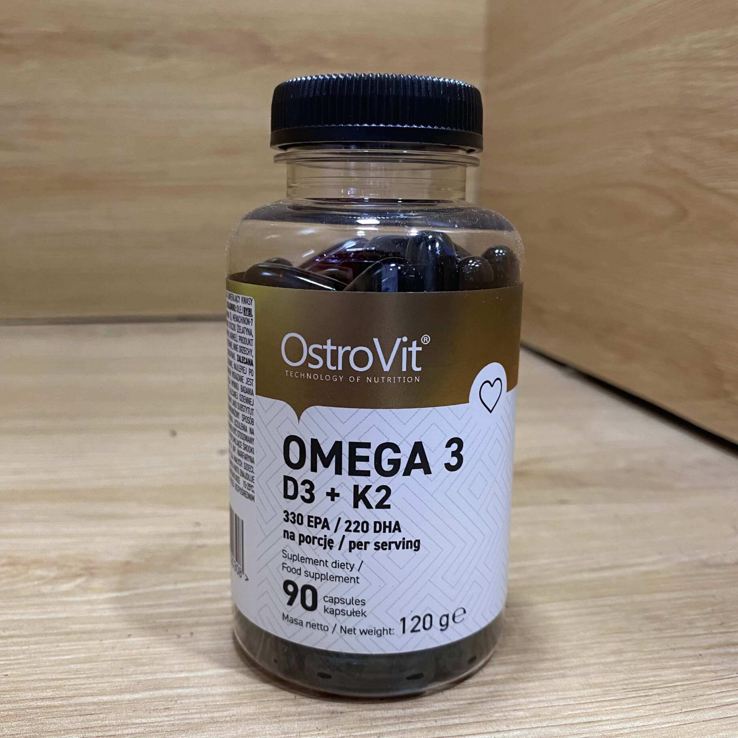 Omega 3 + D3K2 OstroVit 180v - Ảnh 4