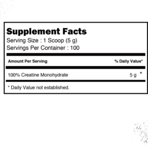 VitaXtrong 100% Pure Creatine 5000 (300g) 1