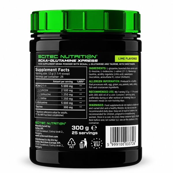 Scitec BCAA glutamine 300g - Ảnh 3