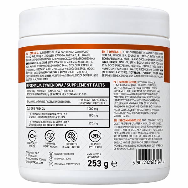 Omega3 ostrovit 180v - Ảnh 2