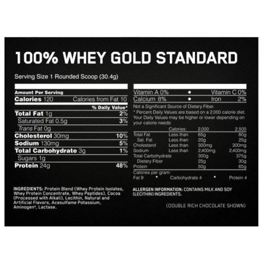 Alternative view of Gold standard 100%whey 10lbs
