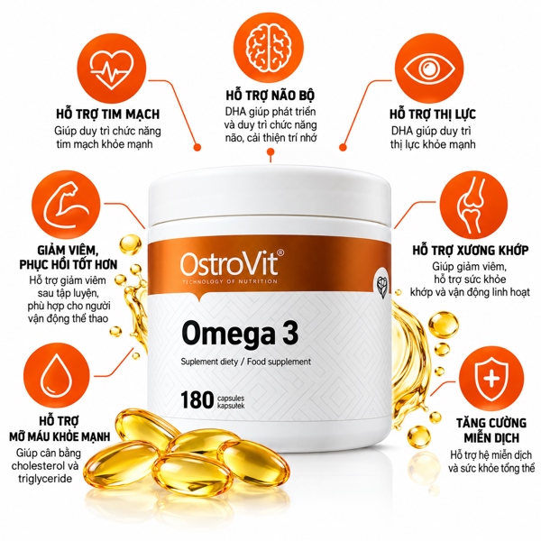 Omega3 ostrovit 180v - Ảnh 3