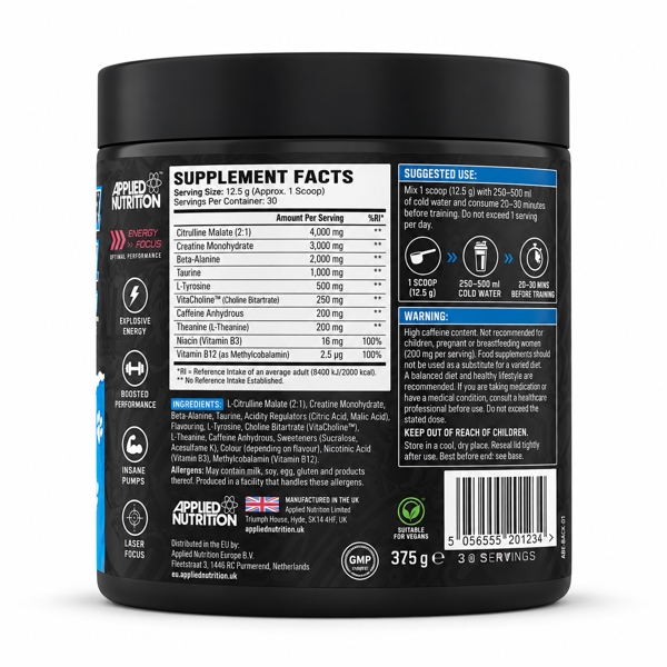 Applied Nutrition - ABE Pre Workout, 30 ser - Ảnh 2