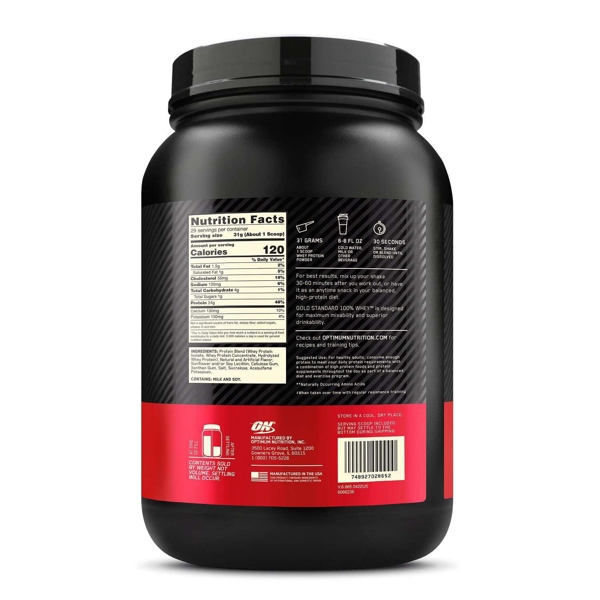 Gold standard 100%whey 2lbs - Ảnh 2