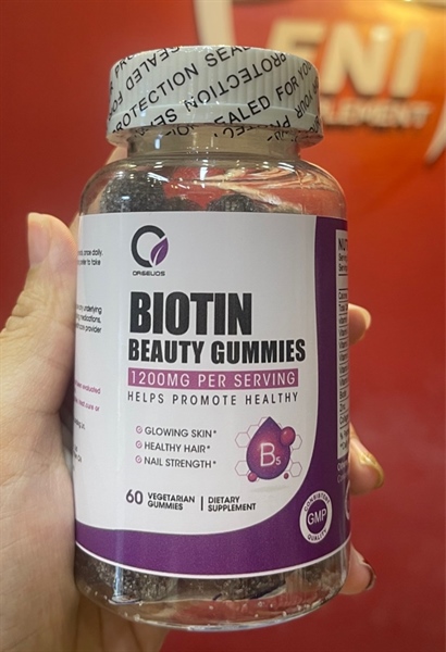 Orgeuos Gummies Biotin 1200mcg Vitamin