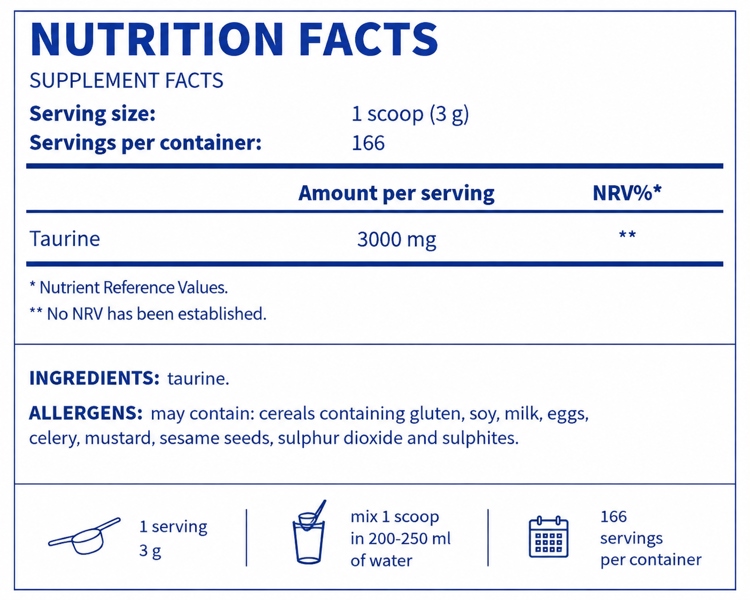 SFD Taurine 500g - Ảnh 2