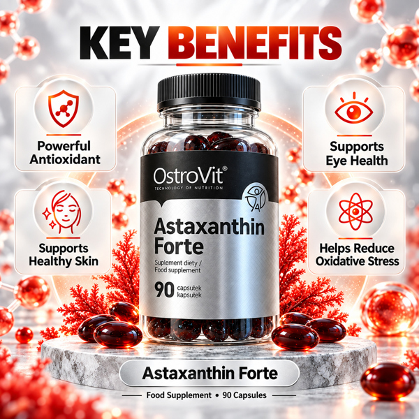 Ostrovit Astaxanthin forte 90v - Ảnh 4