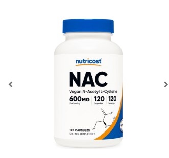Nutricost Nac Vegan N-Acety, L-cysteine 600Mg