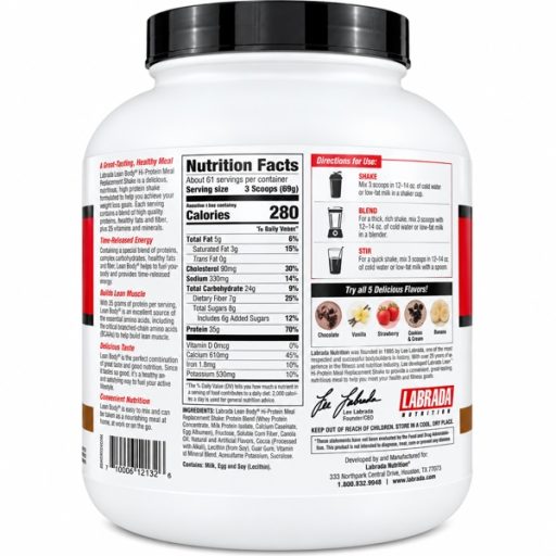 Alternative view of Labrada Lean Body - 2100g